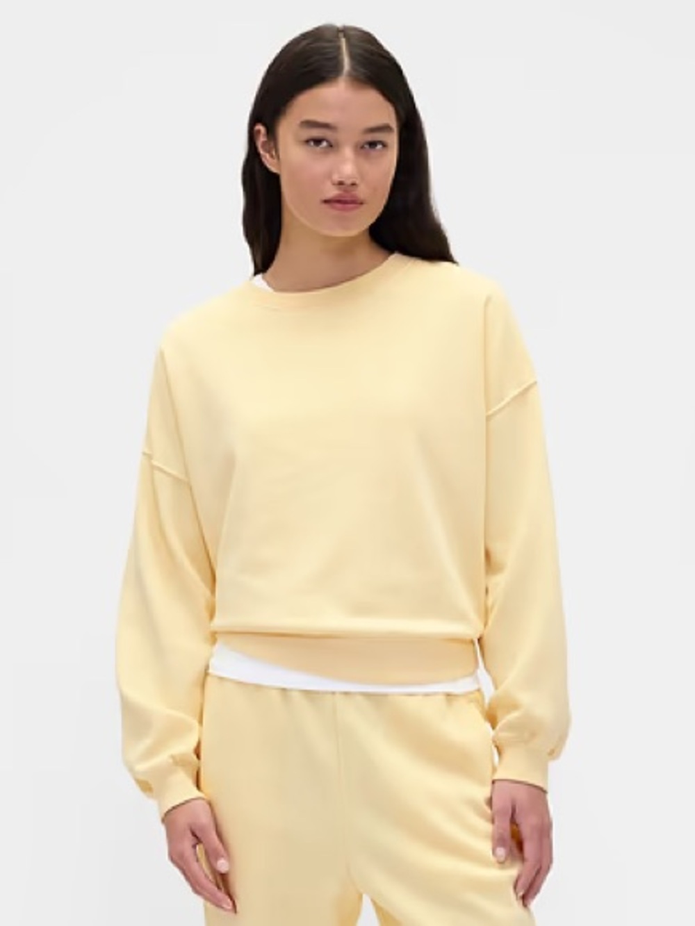 GAP Crewneck Sweater, Butter Yellow